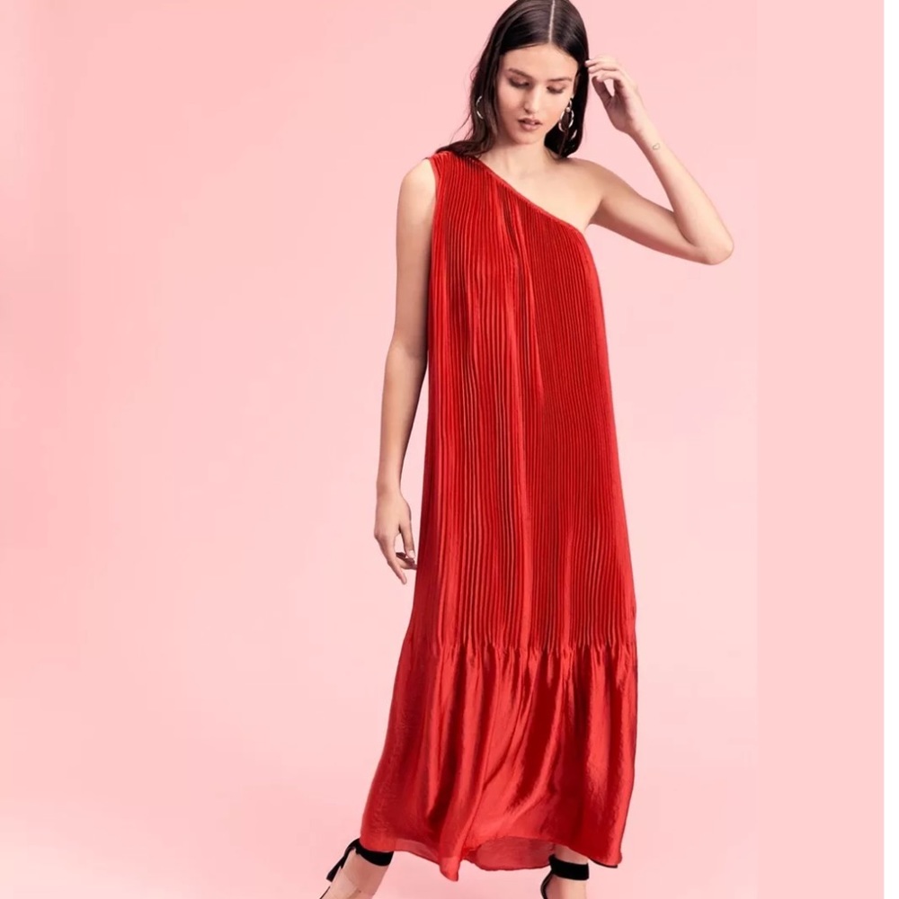 Free people Chelsea red Christmas gown dress Sz S